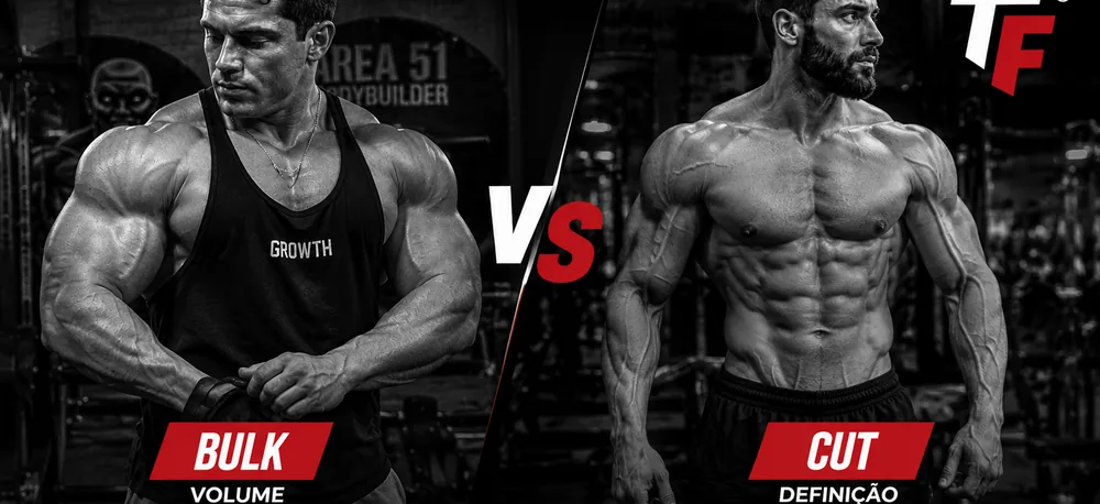 Hipertrofia versus perda de peso: bulk e cut